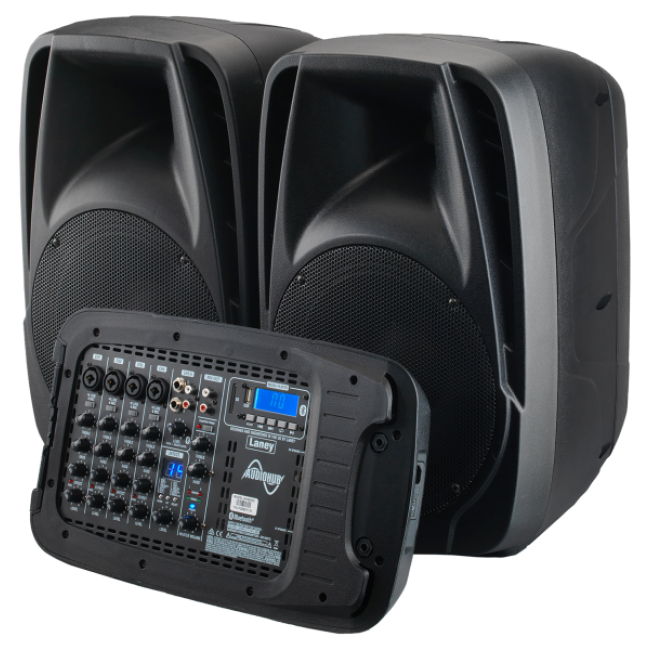 Laney AH2500D Portable PA System 2x500W 6 Channels Bluetooth and FX
